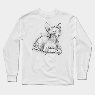 Sphynx Cat Long Sleeve T-Shirt